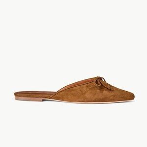 STAUD Gina Brown Suede Mules